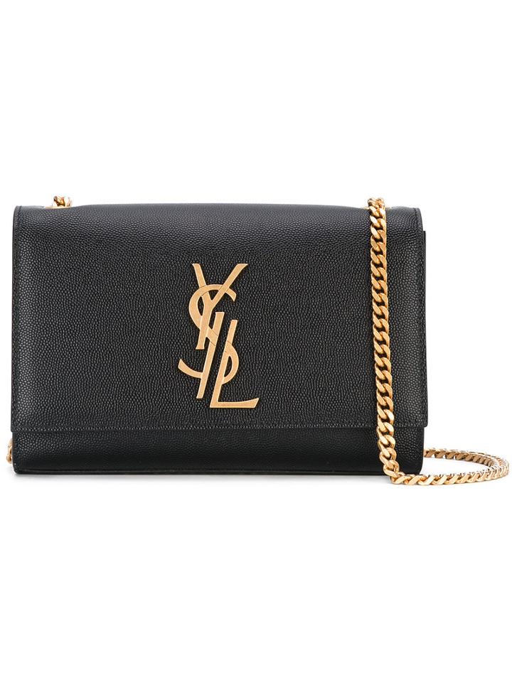 Saint Laurent 'sunset' Shoulder Bag, Women's, Black, Calf Leather/leather