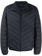 Ea7 Emporio Armani Quilted Shell Jacket - Blue