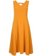 Le Ciel Bleu Flared Dress - Yellow & Orange