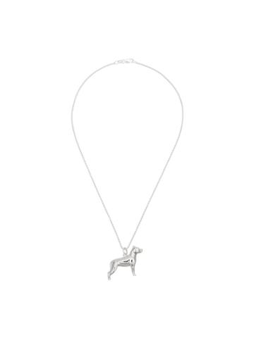 Hatton Labs Staffy Pendant Necklace - White