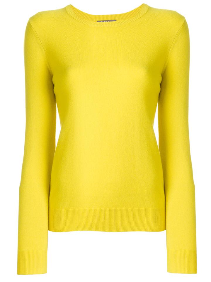 N.peal Round Neck Sweater - Yellow & Orange