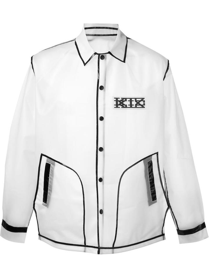Ktz Longsleeved Shirt Jacket, Men's, Size: Large, Nude/neutrals, Silicone