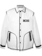 Ktz Longsleeved Shirt Jacket, Men's, Size: Large, Nude/neutrals, Silicone