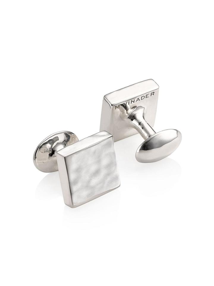 Monica Vinader Havana Square Cufflinks - Silver