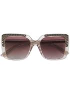 Bottega Veneta Eyewear Square Shaped Sunglasses - Nude & Neutrals