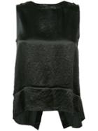 Lee Mathews - Chloe Tank Top - Women - Acetate - 1, Black, Acetate