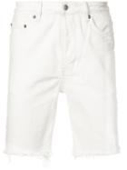 Ksubi - Raw Hem Shorts - Men - Cotton - 30, White, Cotton