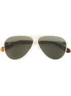 House Of Holland 'maverick' Sunglasses, Women's, Grey, Metal/acetate