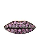 Delfina Delettrez 'lips' Sapphire Earring - Pink & Purple