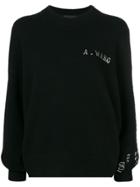 Alexander Wang Credit Card Crew Jumper - Black