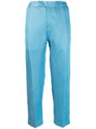 Haider Ackermann Striped Straight-leg Trousers - Blue