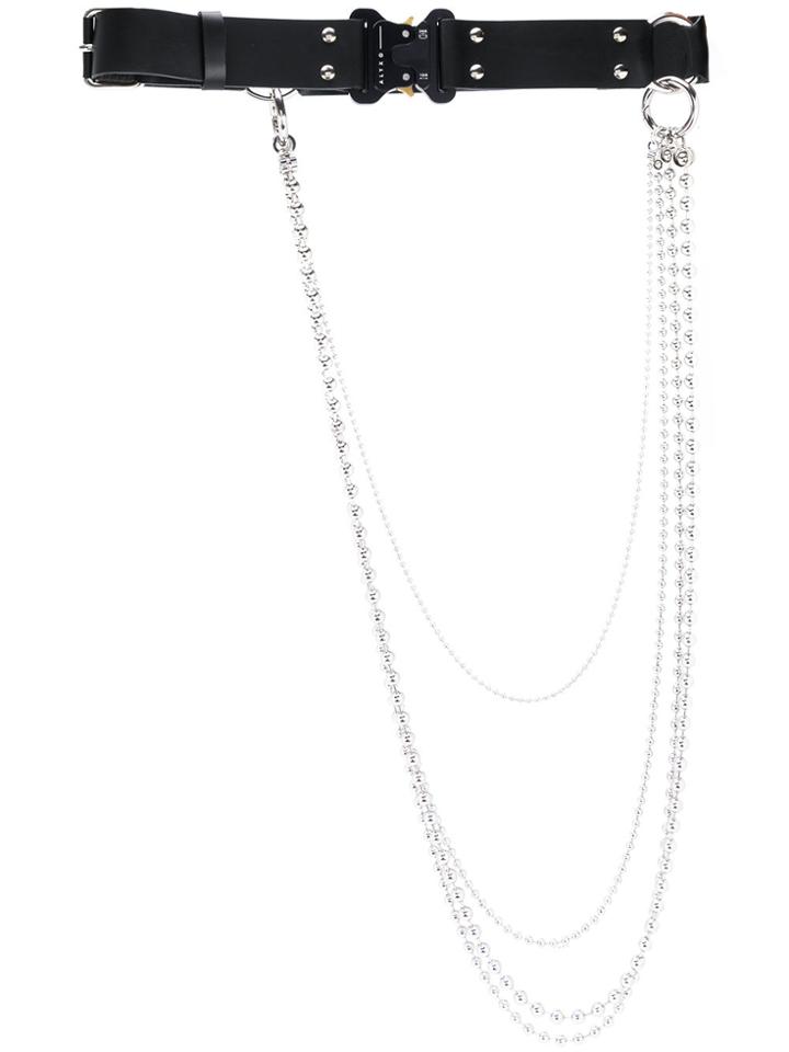 Alyx Chain Detail Belt - Black