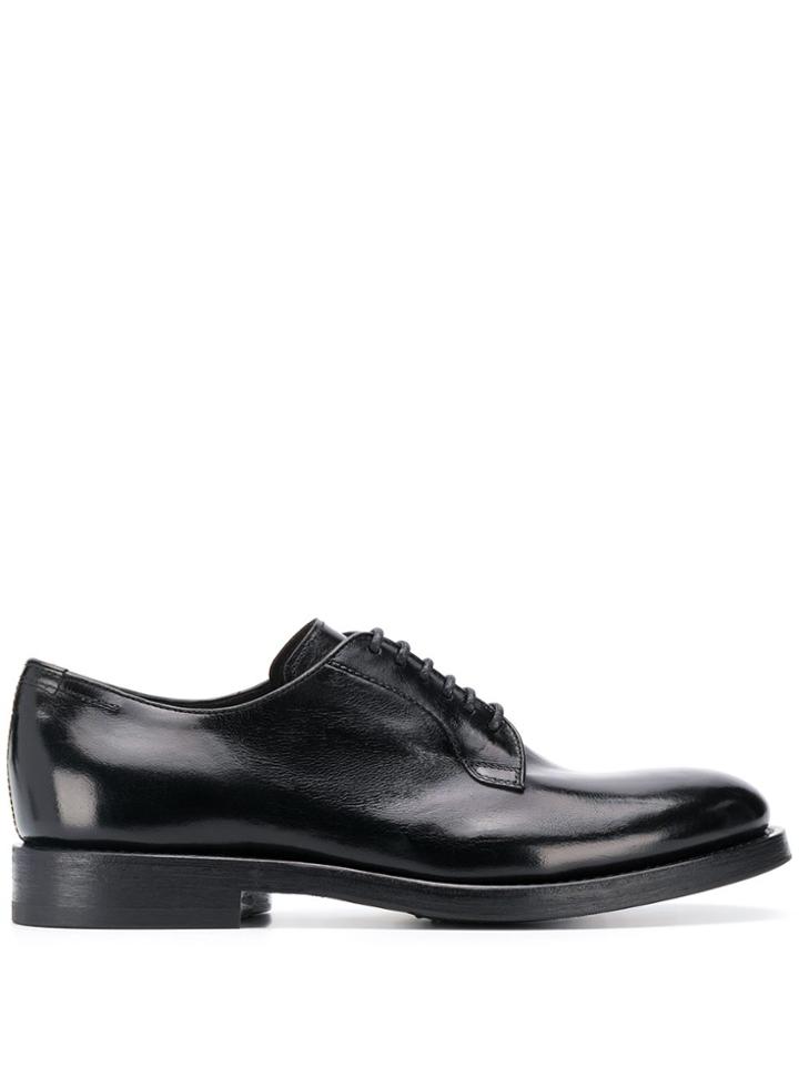 Henderson Baracco Formal Lace Up Loafers - Black