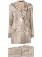 Tagliatore Striped Two-piece Suit - Neutrals
