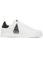 Dolce & Gabbana Designer-patch Portofino Sneakers - White