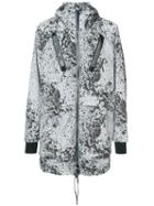 Diesel - Splatter Print Windproof Jacket - Men - Polyester/nylon - Xl, Grey, Polyester/nylon