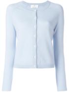 Allude Button Up Cardigan, Size: Medium, Blue, Cashmere