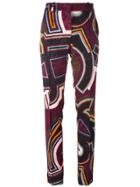 Emilio Pucci Printed Straight Trousers - Multicolour