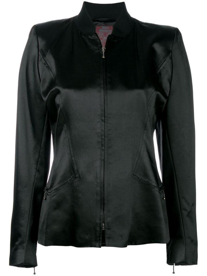 John Galliano Pre-owned Standing Collar Jacket - Black