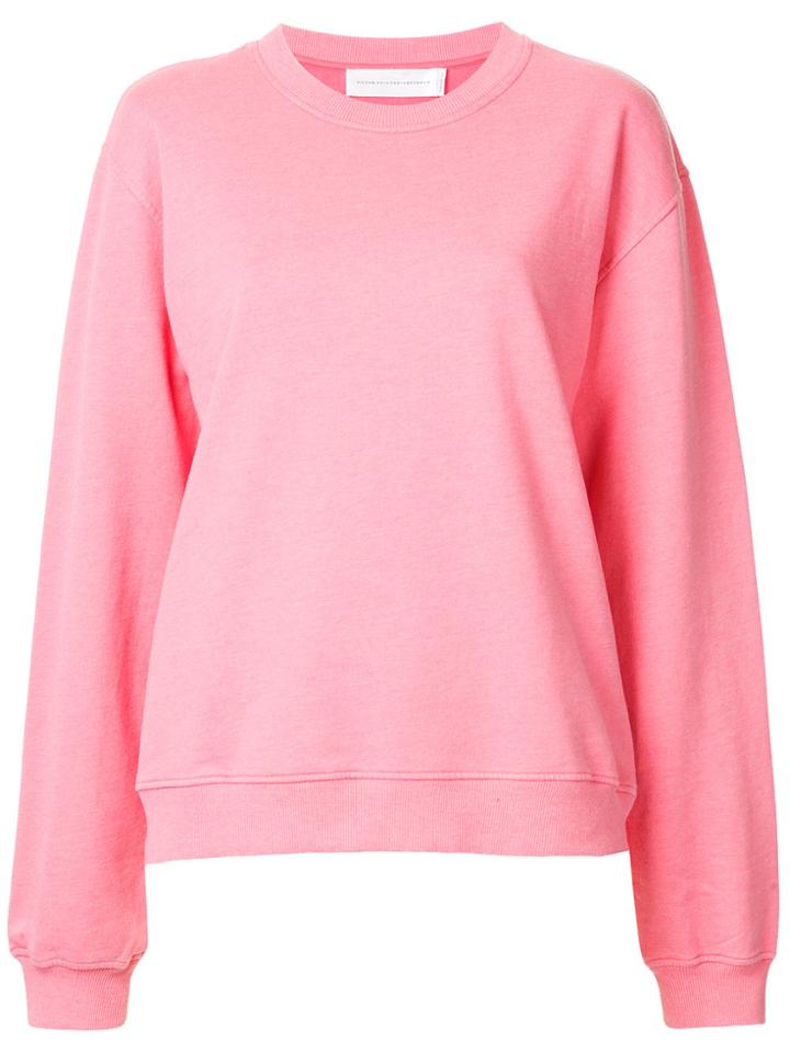 Victoria Victoria Beckham Crew Neck Sweatshirt - Pink & Purple