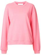 Victoria Victoria Beckham Crew Neck Sweatshirt - Pink & Purple