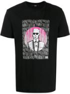 Karl Lagerfeld X Endless Karl Print T-shirt - Black