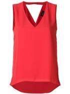 Liu Jo V-neck Top - Red