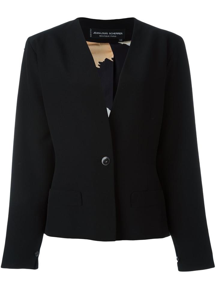 Jean Louis Scherrer Vintage One-button Blazer