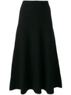 Gabriela Hearst Freddie Midi Skirt - Black