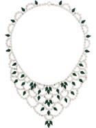 Susan Caplan Vintage 1990's Drop Necklace - Metallic