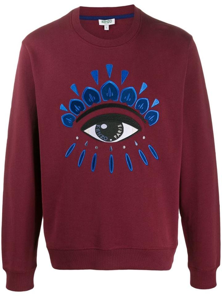 Kenzo Eye Motif Embroidered Sweatshirt