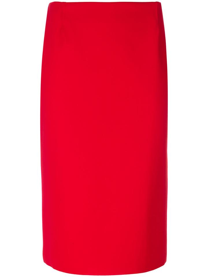 Chiara Boni La Petite Robe Classic Pencil Skirt - Red