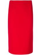 Chiara Boni La Petite Robe Classic Pencil Skirt - Red