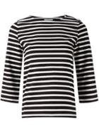Astraet Striped T-shirt, Women's, Black, Cotton
