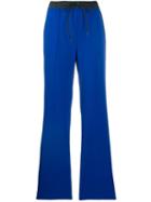 P.a.r.o.s.h. Contrast Waistband Trousers - Blue