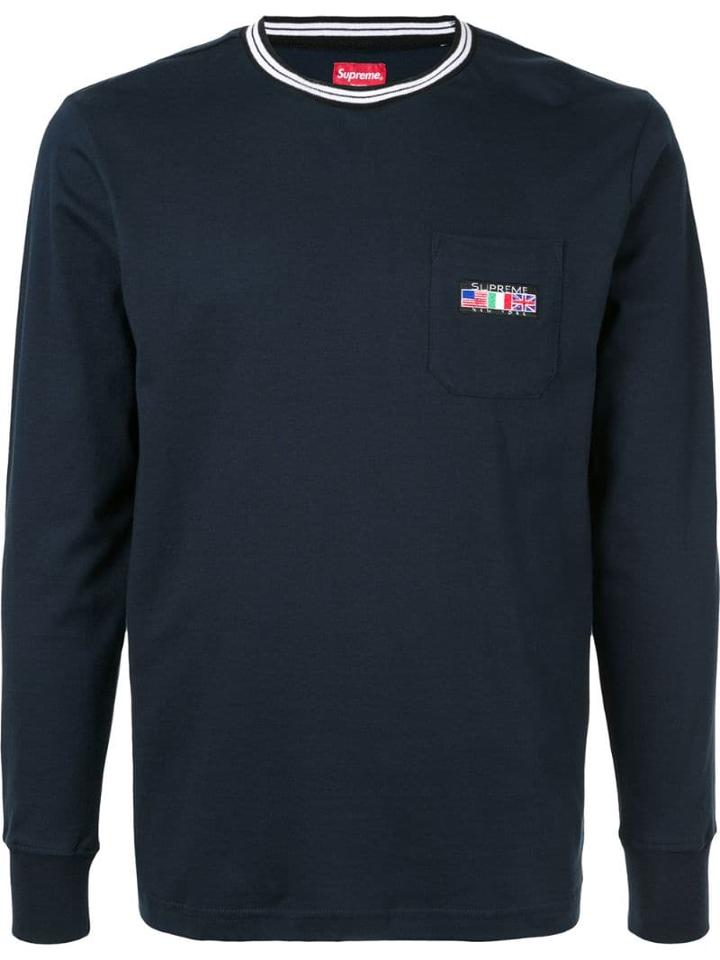 Supreme Flags Pocket Top - Black