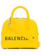 Balenciaga Ville Top Handle Xxs Bag - Yellow