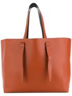 Valextra Long Strap Tote - Brown