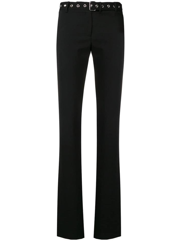 Red Valentino Rivets Detail Trousers - Black