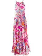 Emilio Pucci Printed Long Dress - Pink