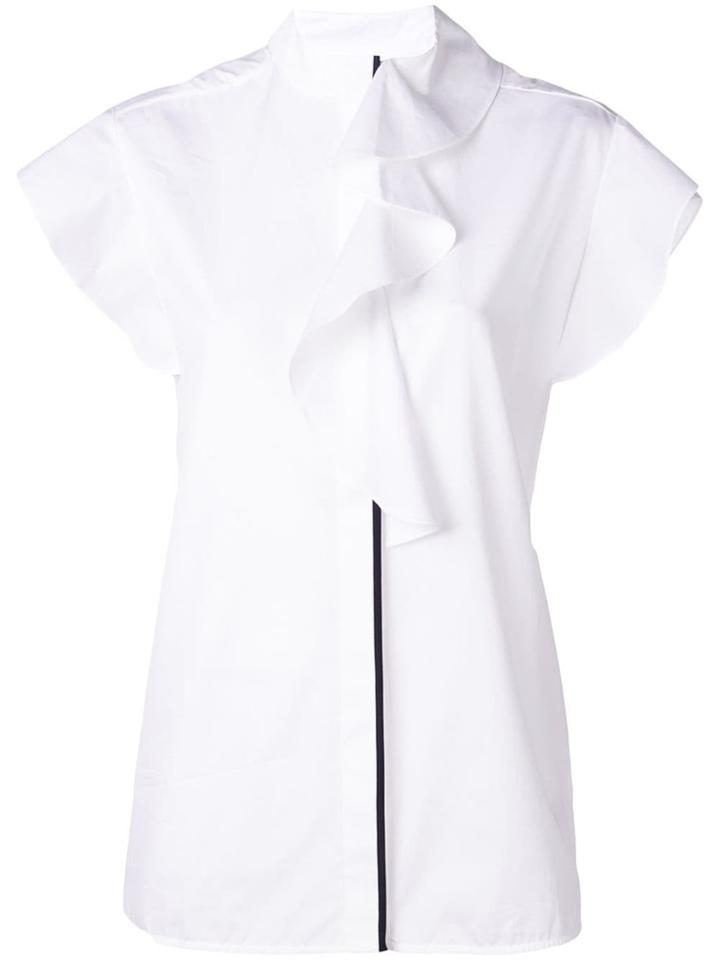 Victoria Victoria Beckham Flute Sleeve Shirt - White