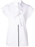 Victoria Victoria Beckham Flute Sleeve Shirt - White