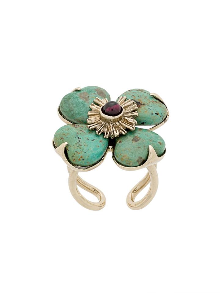 Goossens Trèfle Ring - Green