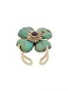 Goossens Trèfle Ring - Green