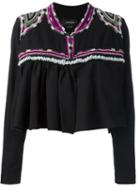 Isabel Marant 'sachi' Embellished Jacket, Women's, Size: 34, Black, Cotton/polyester/glass