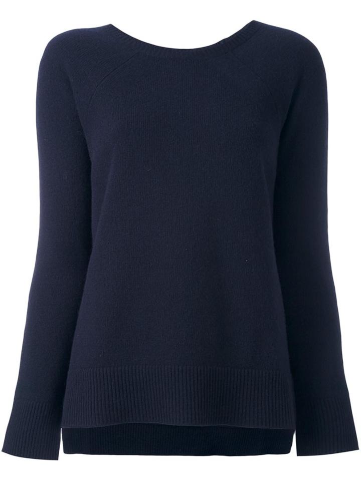 Dondup 'lawndale' Pullover, Women's, Size: Xs, Blue, Wool