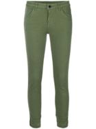 Pence Ines Cropped Trousers - Green