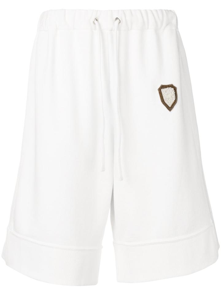 Ih Nom Uh Nit Crest Track Shorts - White