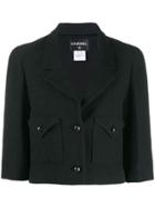 Chanel Pre-owned Cropped Jacket - Black