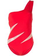 Moeva Josephine One-shoulder Swimsuit - Red